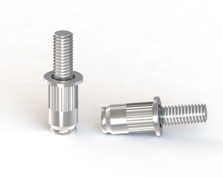 Deformable threaded inserts
