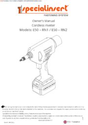 Copertina manuale uso E50 EN